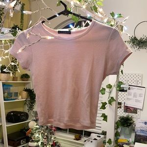 🦋Pink Striped Top